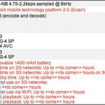 Nexus One - Especificaciones 3