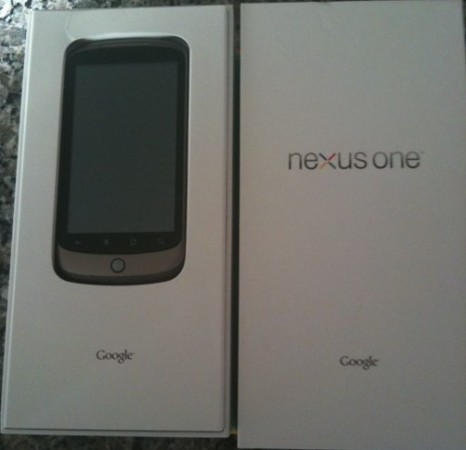 Nexus One - Toma a la caja