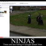 Google Street View - Logro captar a 2 ninjas