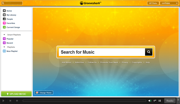 Grooveshark, escuchar música gratis