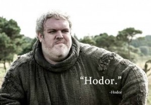 Hodor, Game of Thrones